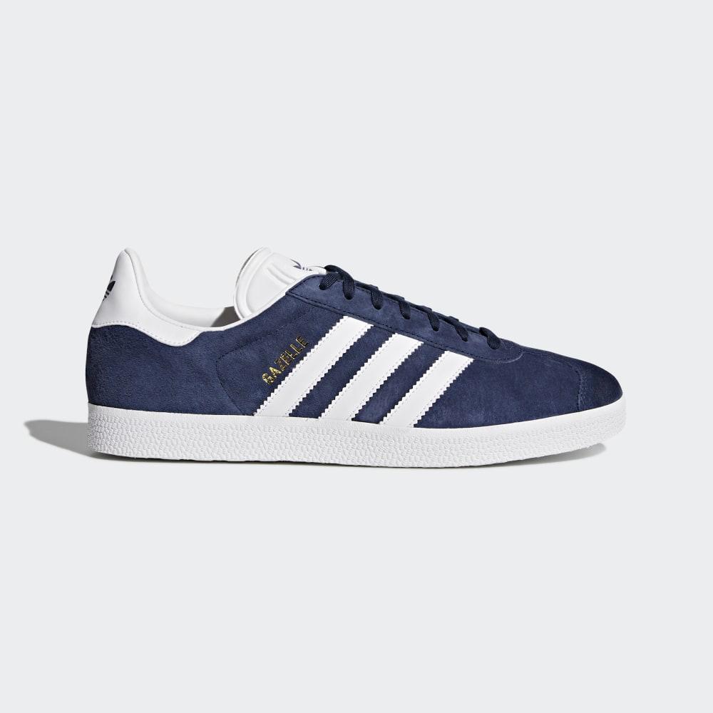 Originals Adidas Gazelle Barbati Romania - Bleumarin/Albi/Aurii Metal BB5478
